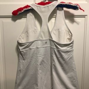 Lululemon white tank